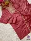 KF 3001 Kalaai Viscose Chanderi Kurti With Bottom Dupatta Orders In India